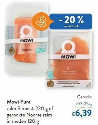 OKay Mowi pure gerookte noorse zalm aanbieding