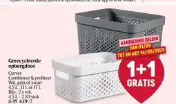 Delhaize Gerecycleerde opbergdoos aanbieding
