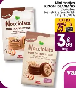Cora Mini taartjes rigoni di asiago aanbieding