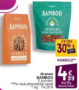 Cora Granen bamboo aanbieding