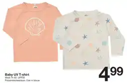 Zeeman Baby UV T shirt aanbieding