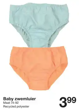 Zeeman Baby zwemluier aanbieding