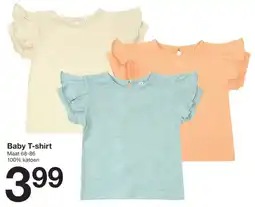 Zeeman Baby T shirt aanbieding