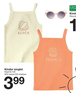 Zeeman Kinder singlet aanbieding
