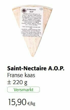 Colruyt Saint-nectaire a.o.p. franse kaas aanbieding