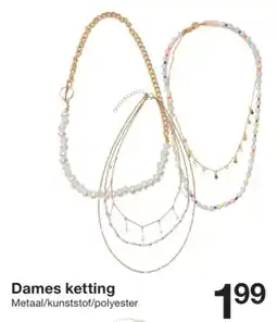 Zeeman Dames ketting aanbieding