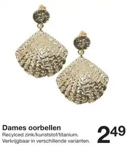 Zeeman Dames oorbellen aanbieding