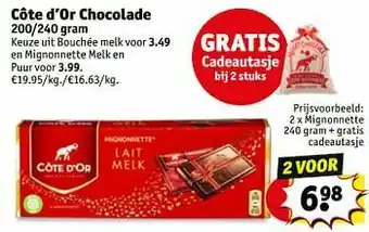 Mignonnette + gratis cadeautasje