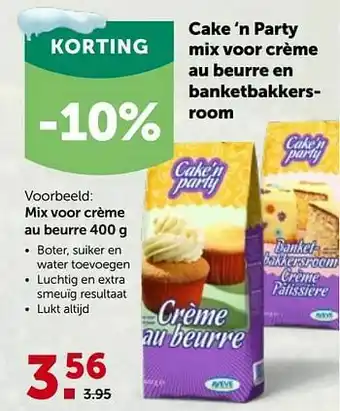 AVEVE Mix voor crème au beurre aanbieding