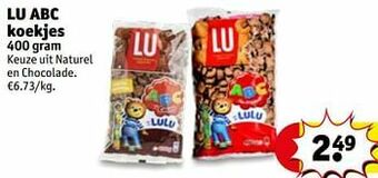 Kruidvat Lu abc koekjes aanbieding