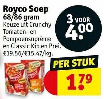 Kruidvat Royco soep aanbieding