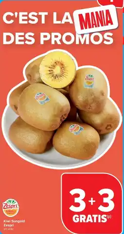 Carrefour Market Kiwi Sungold Zespri aanbieding