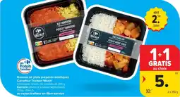 Carrefour Market Gamme de plats préparés asiatiques Carrefour Traiteur World aanbieding