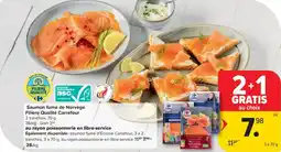 Carrefour Market Saumon fumé de Norvège Filière Qualité Carrefour aanbieding