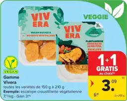 Carrefour Market Gamme Vivera aanbieding