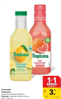 Carrefour Market Limonade Tropicana aanbieding