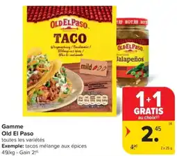 Carrefour Market Gamme Old El Paso aanbieding