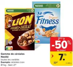 Carrefour Market Gamme de céréales Nestlé aanbieding