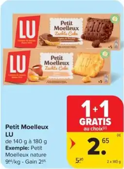 Carrefour Market Petit Moelleux LU aanbieding