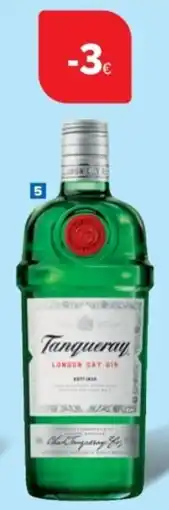 Carrefour Market London Dry Gin Tanqueray aanbieding