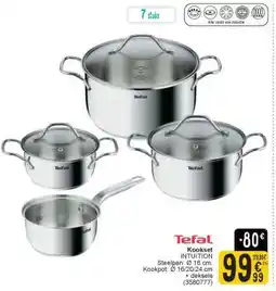 Cora Tefal Kookset INTUITION aanbieding