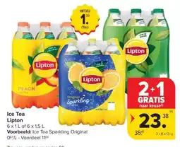 Carrefour Ice Tea Lipton aanbieding