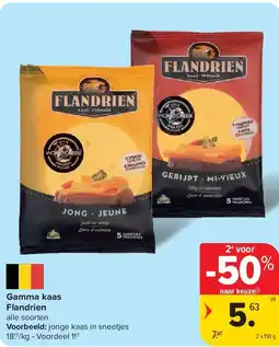 Carrefour Gamma kaas Flandrien aanbieding