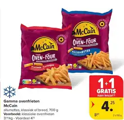 Carrefour Gamma ovenfrieten McCain aanbieding