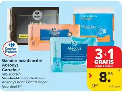 Carrefour Gamma incontinentie Absodys Carrefour aanbieding