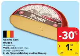 Carrefour Gamma kaas Brugge aanbieding