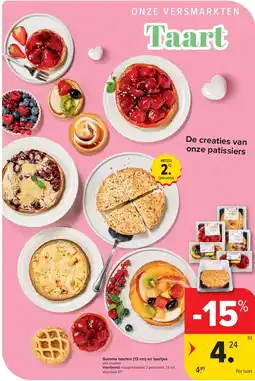 Carrefour Gamma taarten (13 cm) en taartjes aanbieding