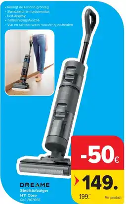 Carrefour Steelstofzuiger H11 Core aanbieding