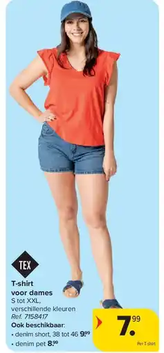 Carrefour T-shirt voor dames aanbieding