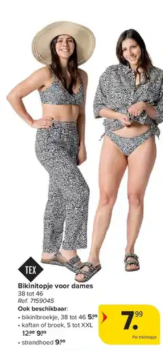 Carrefour Bikinitopje voor dames aanbieding