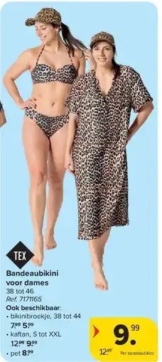 Carrefour Bandeaubikini voor dames aanbieding