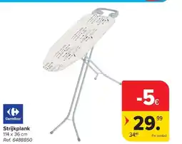 Carrefour Strijkplank aanbieding