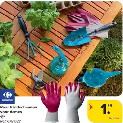 Carrefour Paar handschoenen voor dames aanbieding