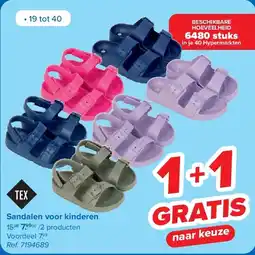 Carrefour Sandalen voor kinderen aanbieding
