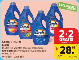 Carrefour Market Lessive liquide Dash aanbieding