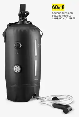 Decathlon Douche pression solaire pour le camping aanbieding