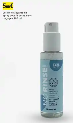 Decathlon Lotion nettoyante en spray pour le corps sans rinçage aanbieding