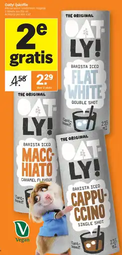 Albert Heijn Oatly! ijskoffie aanbieding