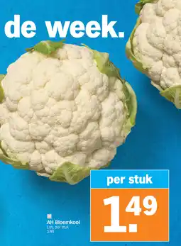 Albert Heijn AH Bloemkool aanbieding