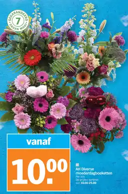 Albert Heijn AH Diverse moederdagboeketten aanbieding