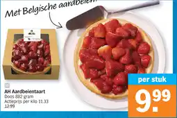 Albert Heijn AH Aardbeientaart aanbieding