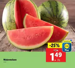Lidl Watermeloen aanbieding