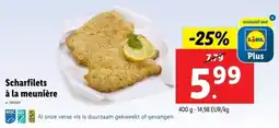 Lidl Scharfilets à la meunière aanbieding