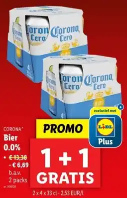 Lidl Corona Bier 0.0% aanbieding