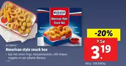 Lidl Mcennedy American style snack box aanbieding