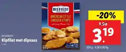 Lidl Mcennedy Kipfilet met dipsaus aanbieding